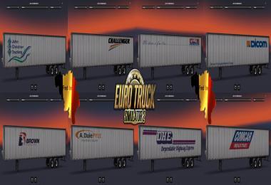 TRAILERS PACK BOX ATS FOR ETS2 (STANDALONE) 1.22.X