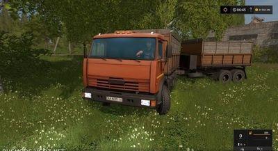 KamAZ 43255 C and a trailer