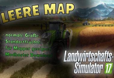 EMPTY MAP FOR FARMING SIMULATOR 17 V1.0