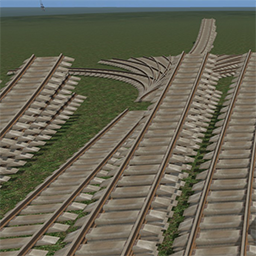 Railroad Tracks Set