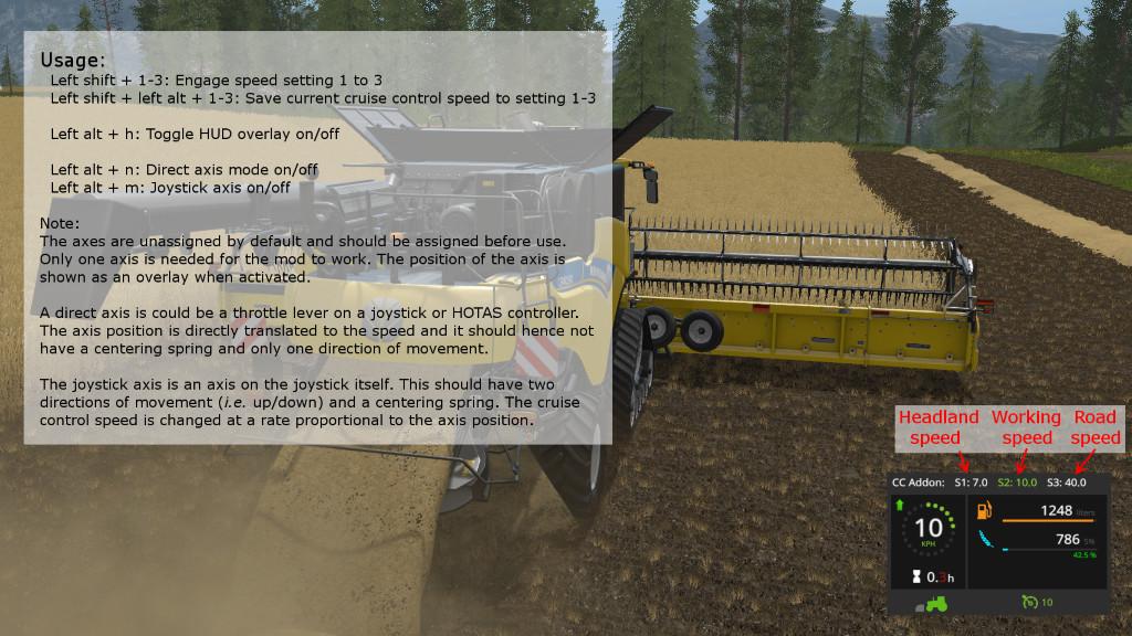 farming simulator 2015 cruise control