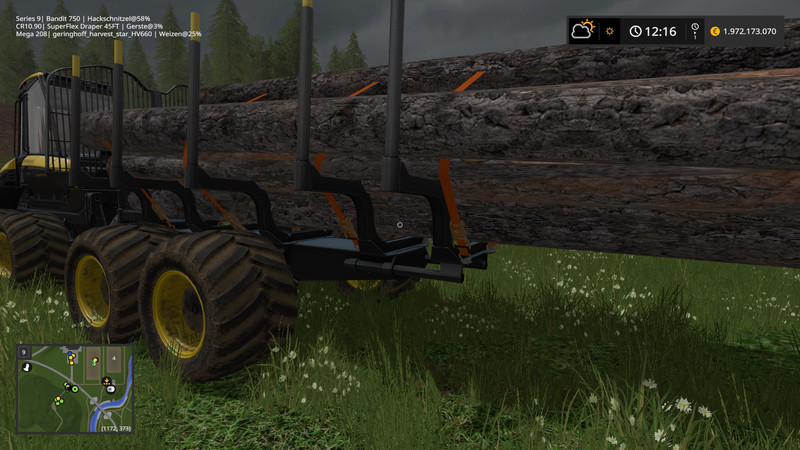 Ponsse Buffalo with autoload and loading aid v1.1 mod » GamesMods 