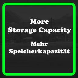 More Storage Capacity