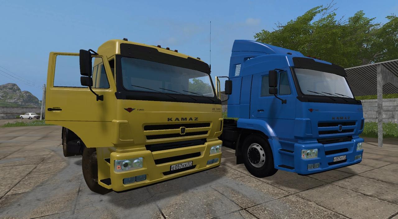 KAMAZ 5460 + KOGEL SEMI TRAILER V1.0 » GamesMods.net - FS19, FS17, ETS 2  mods