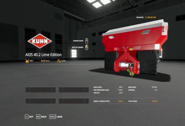 KUHN AXIS 40.2 LIME EDITION V1.0.0.0