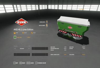 KUHN AXIS 40.2 LIME EDITION V1.0.0.2