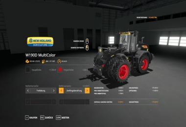 NEW HOLLAND W190D WHEEL LOADER - METALLICEDIT V1.1