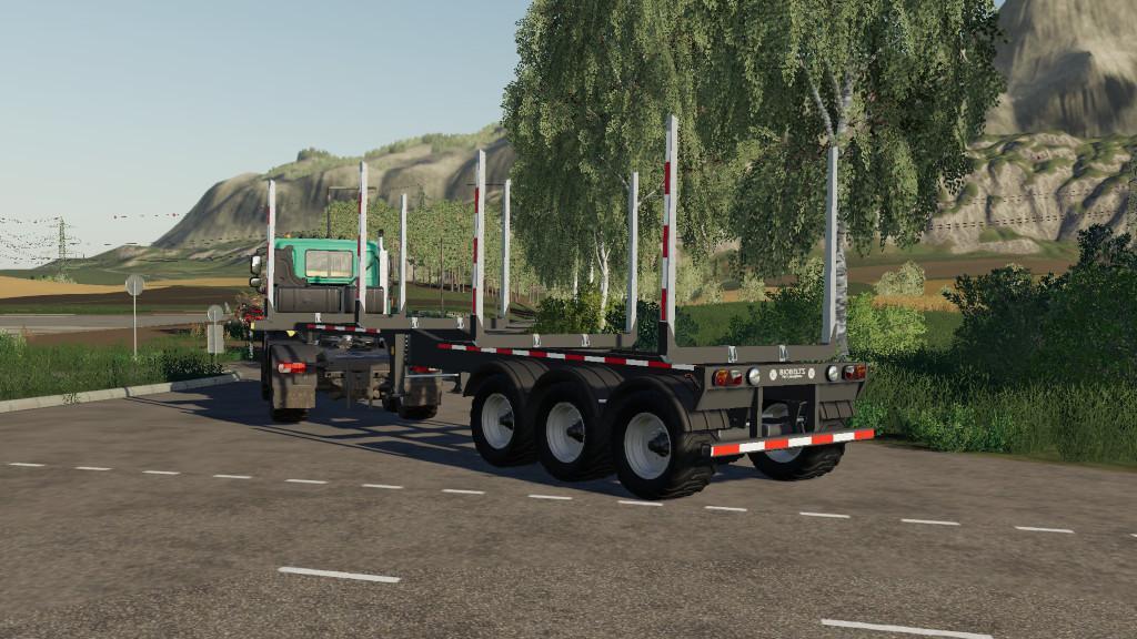 Biobeltz Log Trailer Tr 500 V1009 Fs19 Fs17 Ets 2 Mods 8133