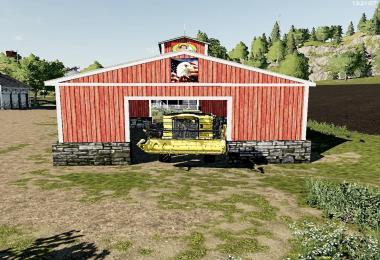 SMALL OPEN ENDED STORAGE BARN V1.0