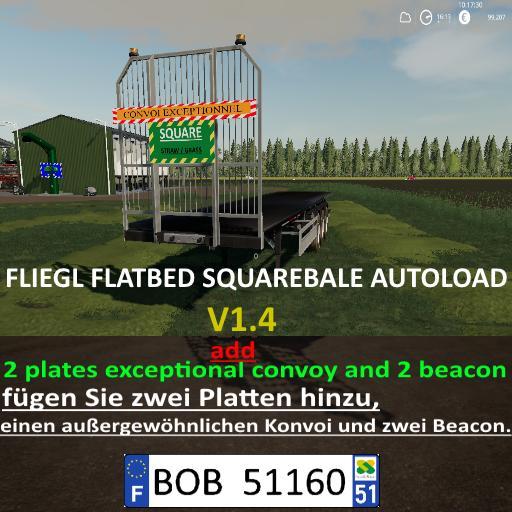 FLIEGL FLATBED ROUND SQUARE AUTOLOAD V1.0.0.4