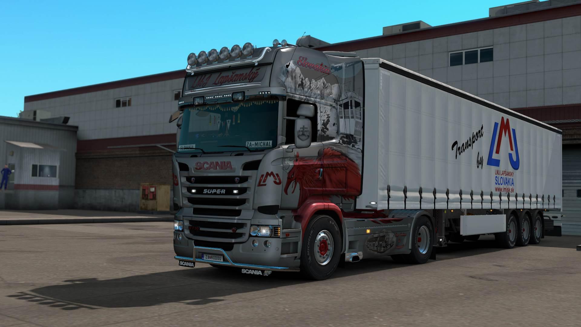 LMJ LAPSANSKY SCANIA SKIN 1.33.X » GamesMods.net - FS19, FS17, ETS 2 mods