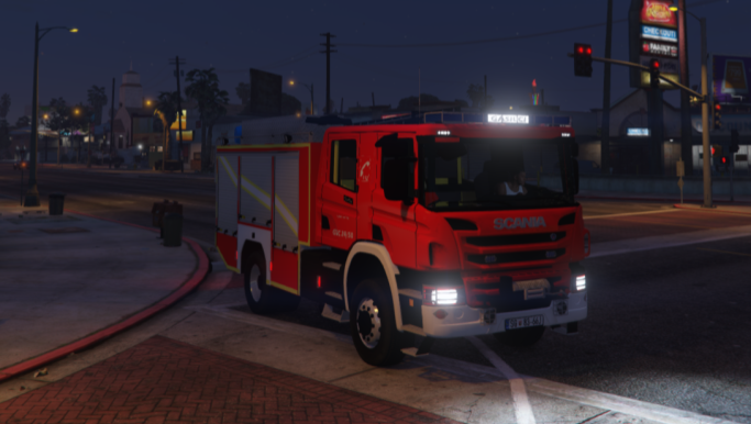 Slovenian FireTruck Scania p360 1.0 » GamesMods.net - FS19, FS17, ETS 2