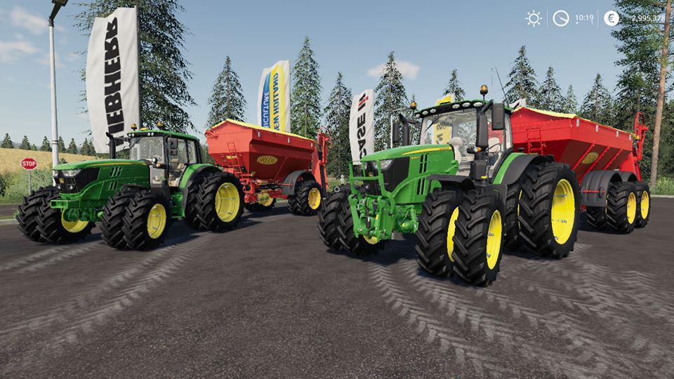 JOHN DEERE 6R - 6M + BREDAL K105 - K165 V1.0 » GamesMods.net - FS19 ...