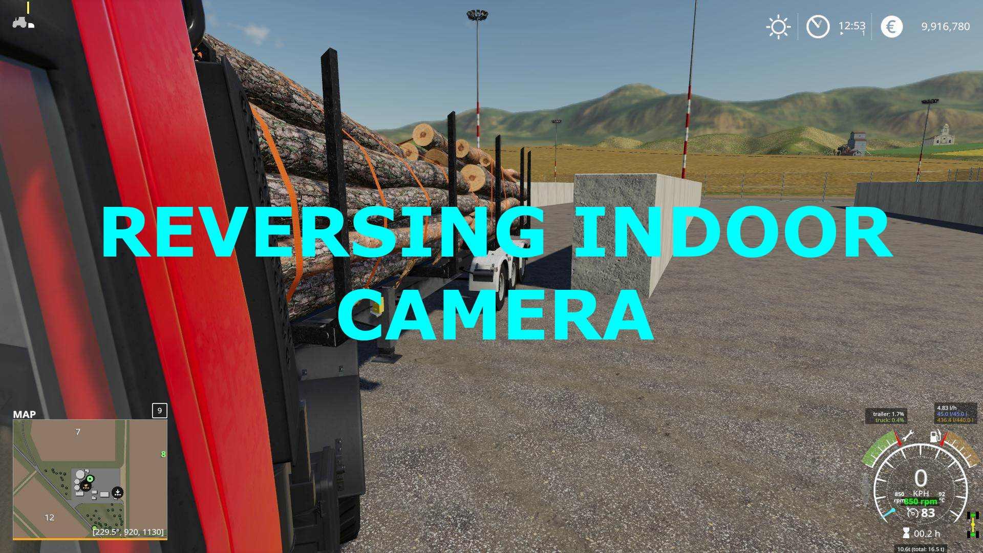 Player Camera mod v 2.0 - FS19 mod 