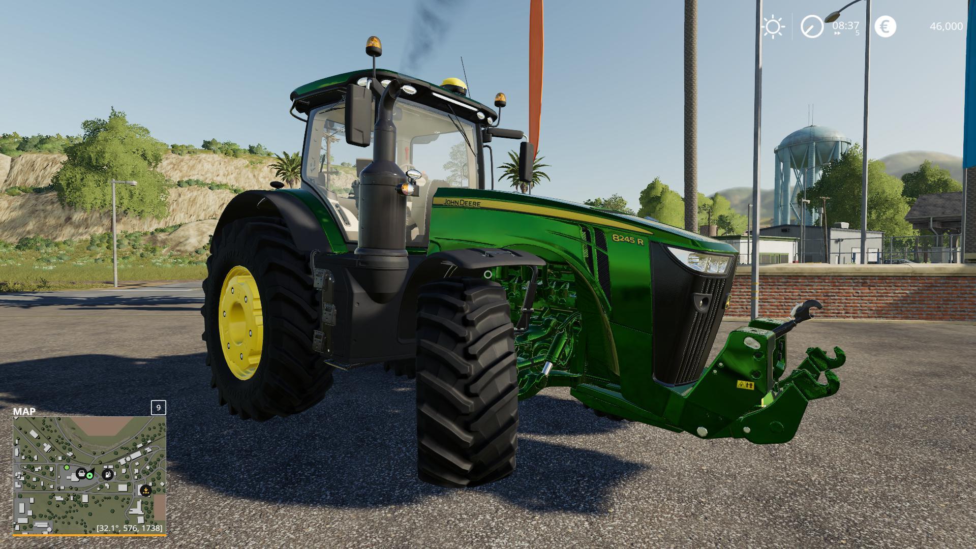 farming simulator 19 tractor slow when spraying
