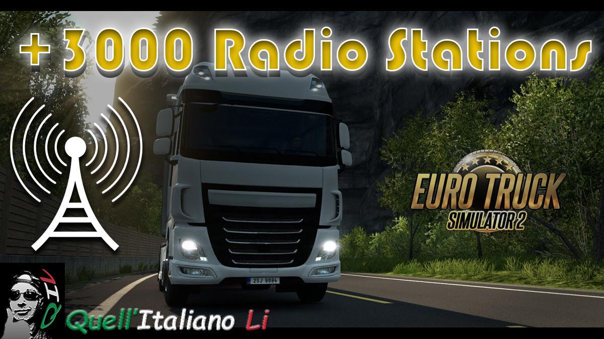 aluminio ordenar Honorable 3000 RADIO STATIONS FOR EURO TRUCK SIMULATOR 2 V1.0 » GamesMods.net - FS19,  FS17, ETS 2 mods