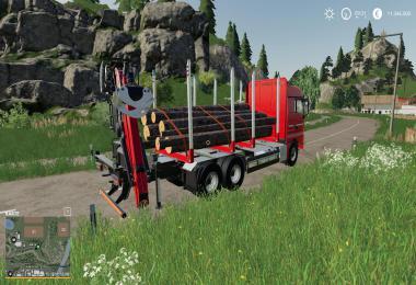 MAN FORST LKW WITH AUTOLOAD WOOD V3.0