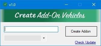 Addon Creator Vehicles v1.0