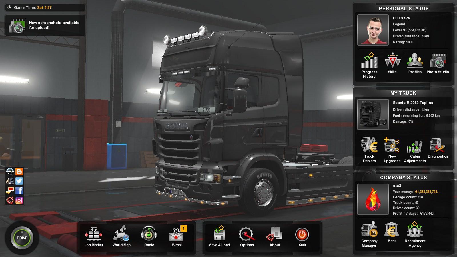 Euro Truck Simulator 2 1.35 (with all DLC) PC Game - Free Download