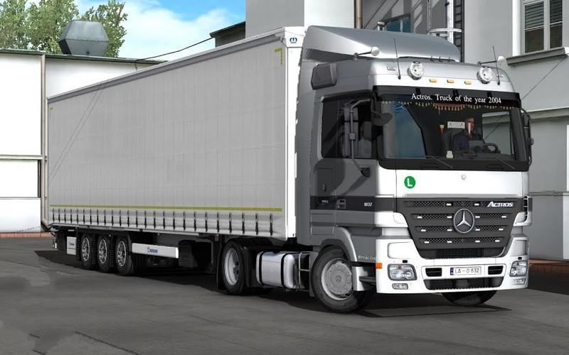 Euro Truck Simulator 2, now with the new Mercedes-Benz Actros
