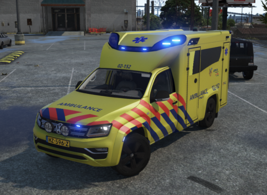 Volkswagen amarok ambulance 1.0 » GamesMods.net - FS19, FS17, ETS 2 mods