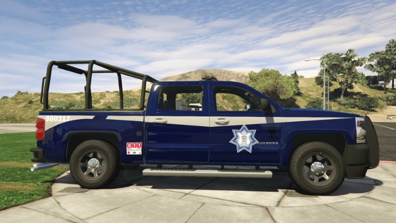 17 Chevrolet Silverado Els Fspe Guanajuato Policia Estatal Gto Beta 1 0 Gamesmods Net Fs19 Fs17 Ets 2 Mods