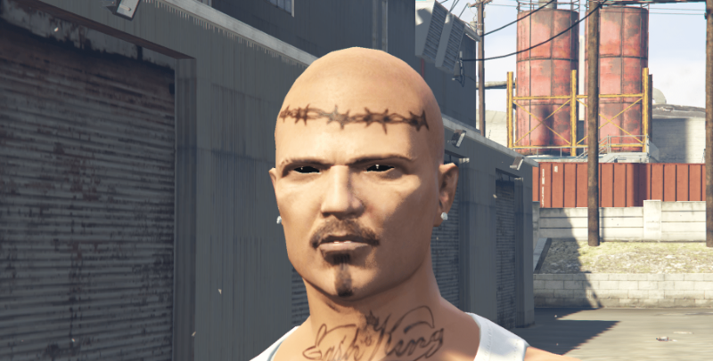 MP Male Prison Face Tattoo  »  - FS19, FS17, ETS 2 mods