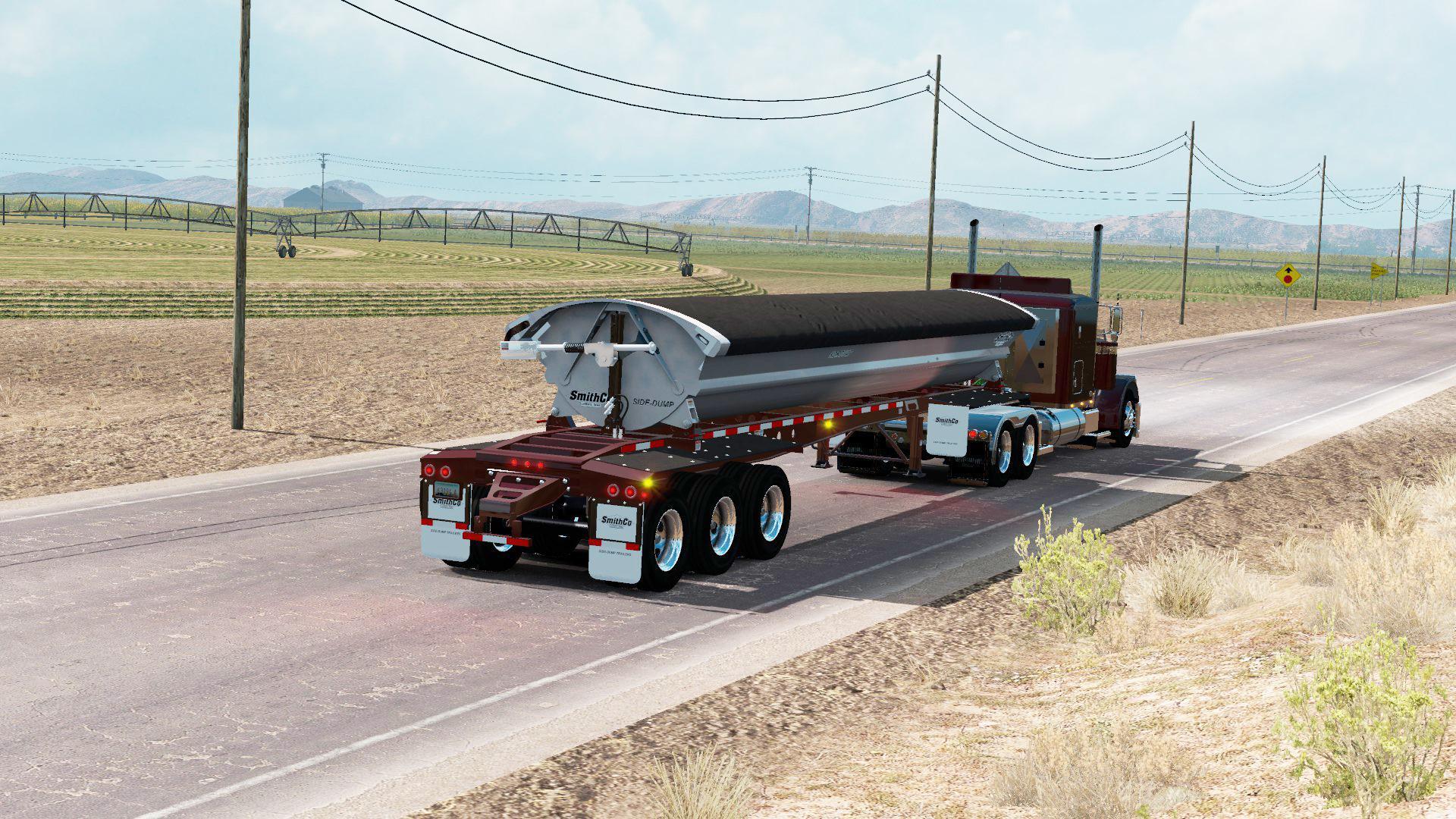 Прицеп атс. American Truck Simulator прицепы. ATS Mods прицепы. Прицепы в собственность Американ трак симулятор. Fs19 Mods Dump Trailer.