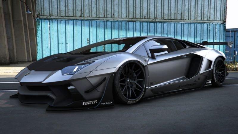 Lamborghini Aventador LP700-4 LibertyWalk Add-On | Tuning | Template  »   - FS19, FS17, ETS 2 mods