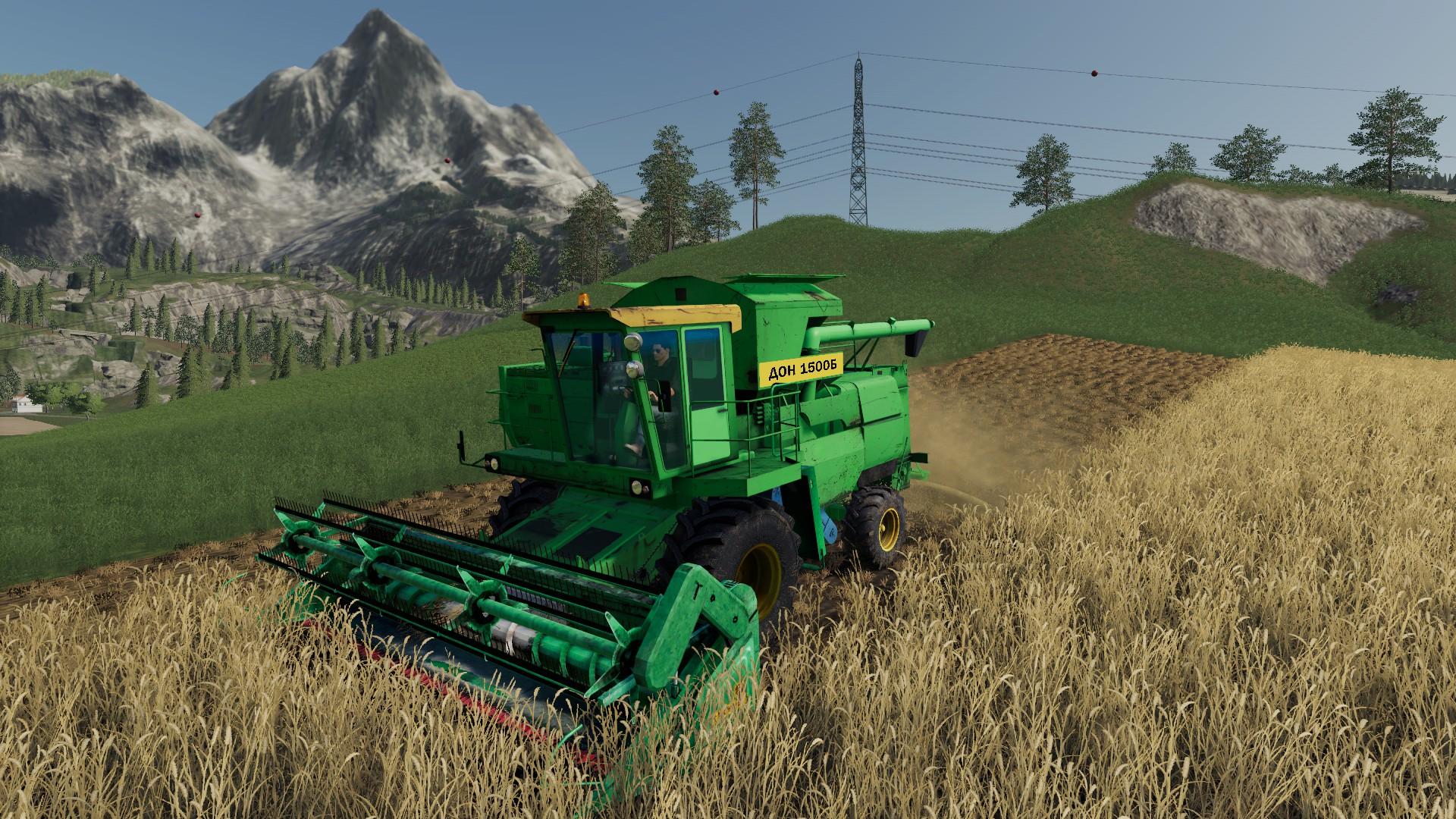 Игры ферма симулятор 19. FS 19 Дон 1500. Farming Simulator 19. Дон 1500б для ФС 19. Дон-1500б fs22.