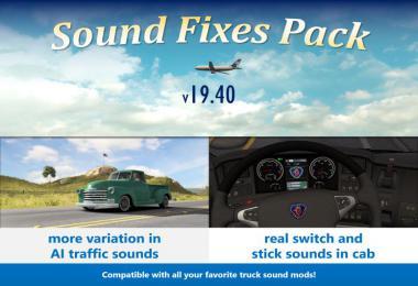SOUND FIXES PACK V19.40.1 ETS2 1.36
