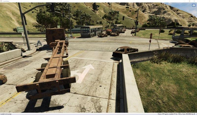 Los Santos Freeway Survival5 | post apocalypse YMAP 1.0 » GamesMods.net ...