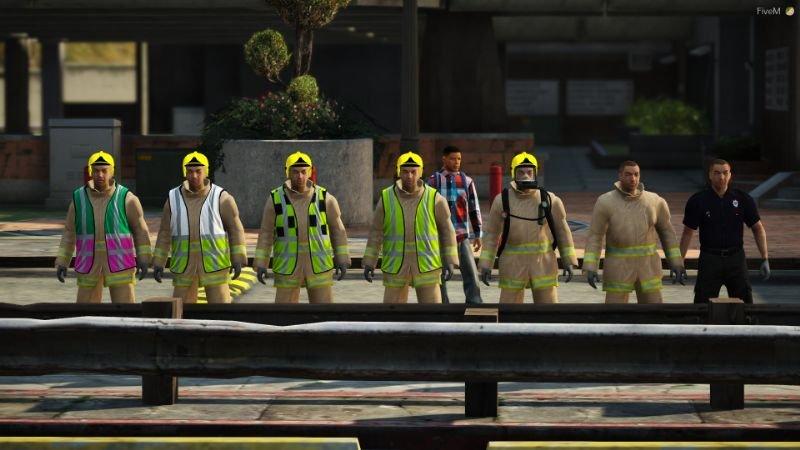 Royal Berkshire Fire & Rescue Service Firefighter Uniform 1 » GamesMods