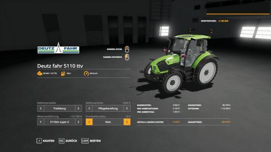 Deutz-Fahr Modpack Farming Simulator 19