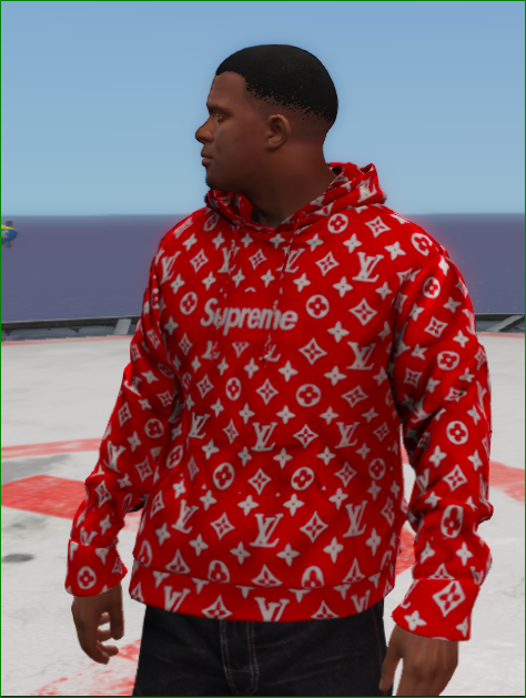 Download Hoodie Louis Vuitton Supreme for GTA San Andreas: The Definitive  Edition