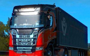 Gauksurd Transport Scania S Skin + Owned Standard Trailer Skin