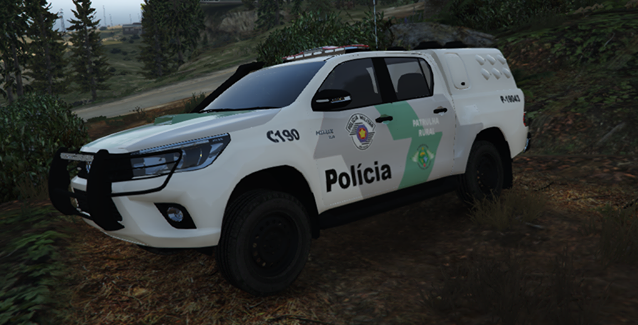 GTA V MOD Policia - Carro HILUX da Policia 