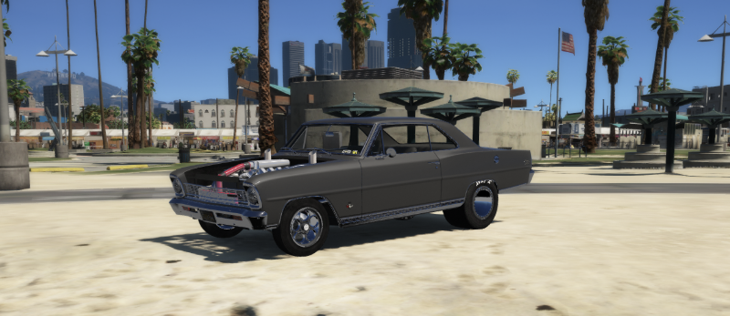 Download 1966 Chevrolet Nova Drag Car, FiveM Ready