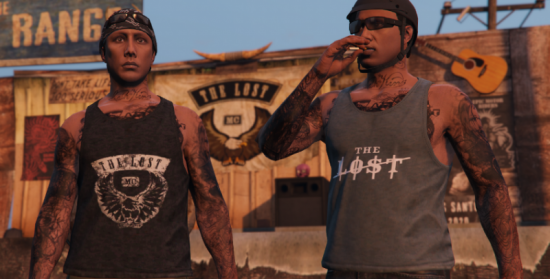 Lost MC and Angels of Death biker vests 2.0 »  - FS19, FS17,  ETS 2 mods