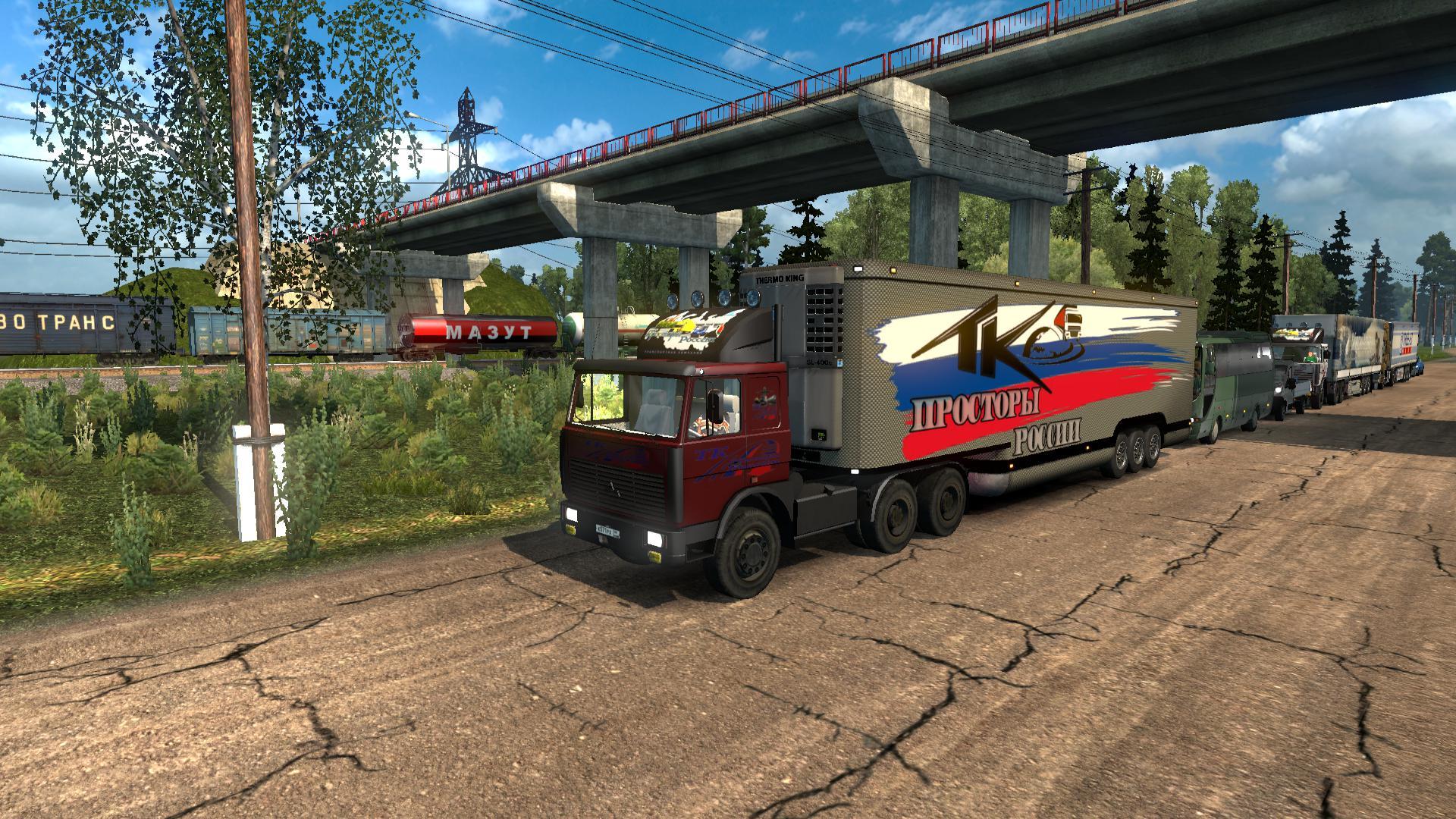 Euro Truck Simulator 2 goes to Russia