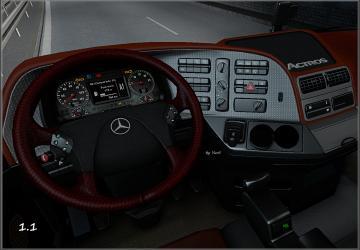 Interior for Mercedes MP3 “Black-Red”. v1.1