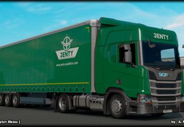 JENTY Green Scania R 2016 Combo Skin Version 1.1