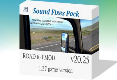 SOUND FIXES PACK V20.25 ATS 1.37