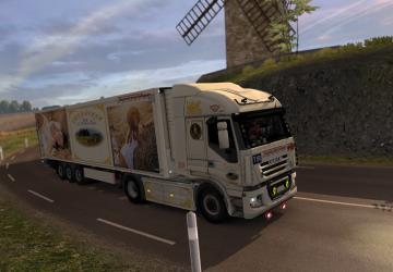 Wheat skin for IVECO Stralis and Krone Cool Liner v1.0 trailer