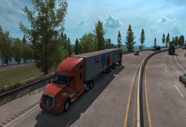 MULTIPLE TRAILERS IN TRAFFIC - ATS - V7.1