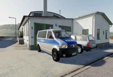 VW T5 POLICE AND CUSTOMS WITH UNIVERSAL PASSENGER V2.0