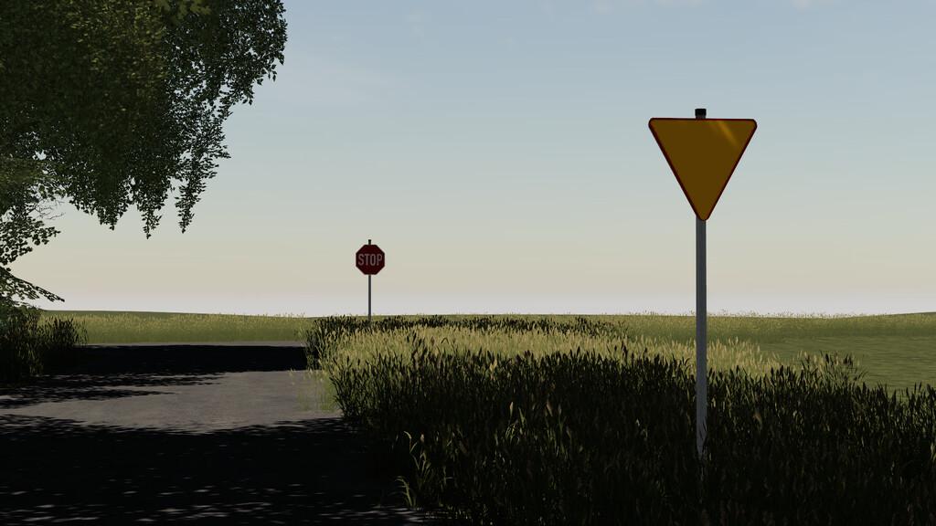 Road Signs Prefab Prefab Fs19 Fs17 Ets 2 Mods 2809