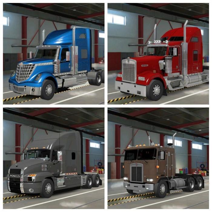 ATS TRUCKS FOR ETS2 1.38