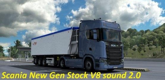Scania New Gen Stock V8 sound mod