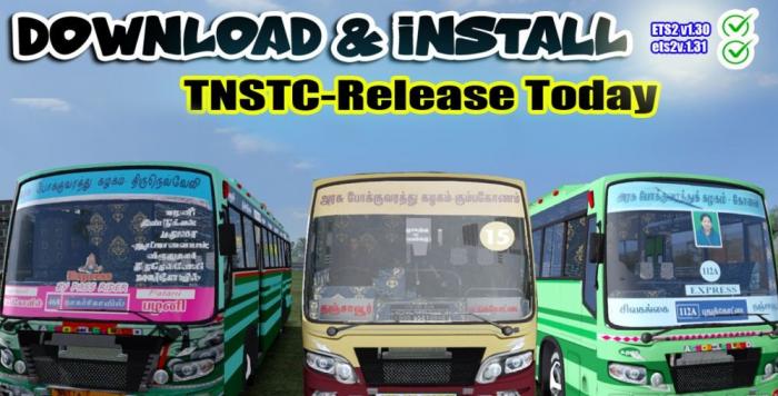 5 in 1 Skin Pack TN Private Bus ETS 2 v 1.30
